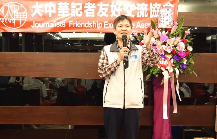 九一記者節慶祝活動順利圓滿，協會理事長林富貴感恩大家支持。協會提供