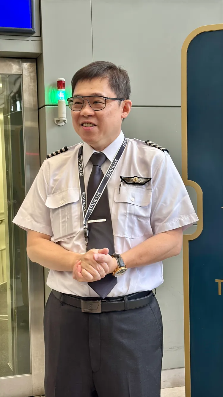 星宇航空創辦人張國煒親自直飛發表航班。張家玲攝