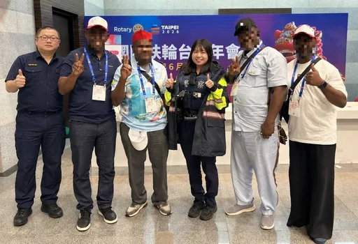 奈及利亞扶輪社來台弄丟行李　南港警協助找回