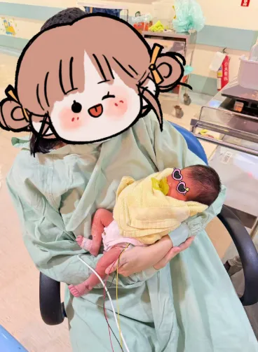 愷樂po出初生寶寶照。翻攝愷樂IG