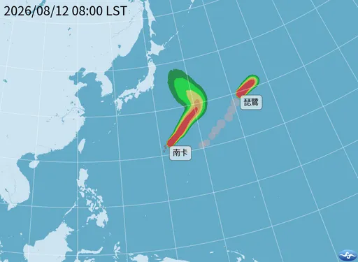 颱風「南卡」生成了！預估路徑曝光　未來1週雨連炸