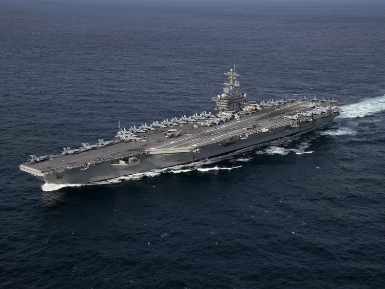 美國「林肯號」航空母艦。翻攝wikipedia