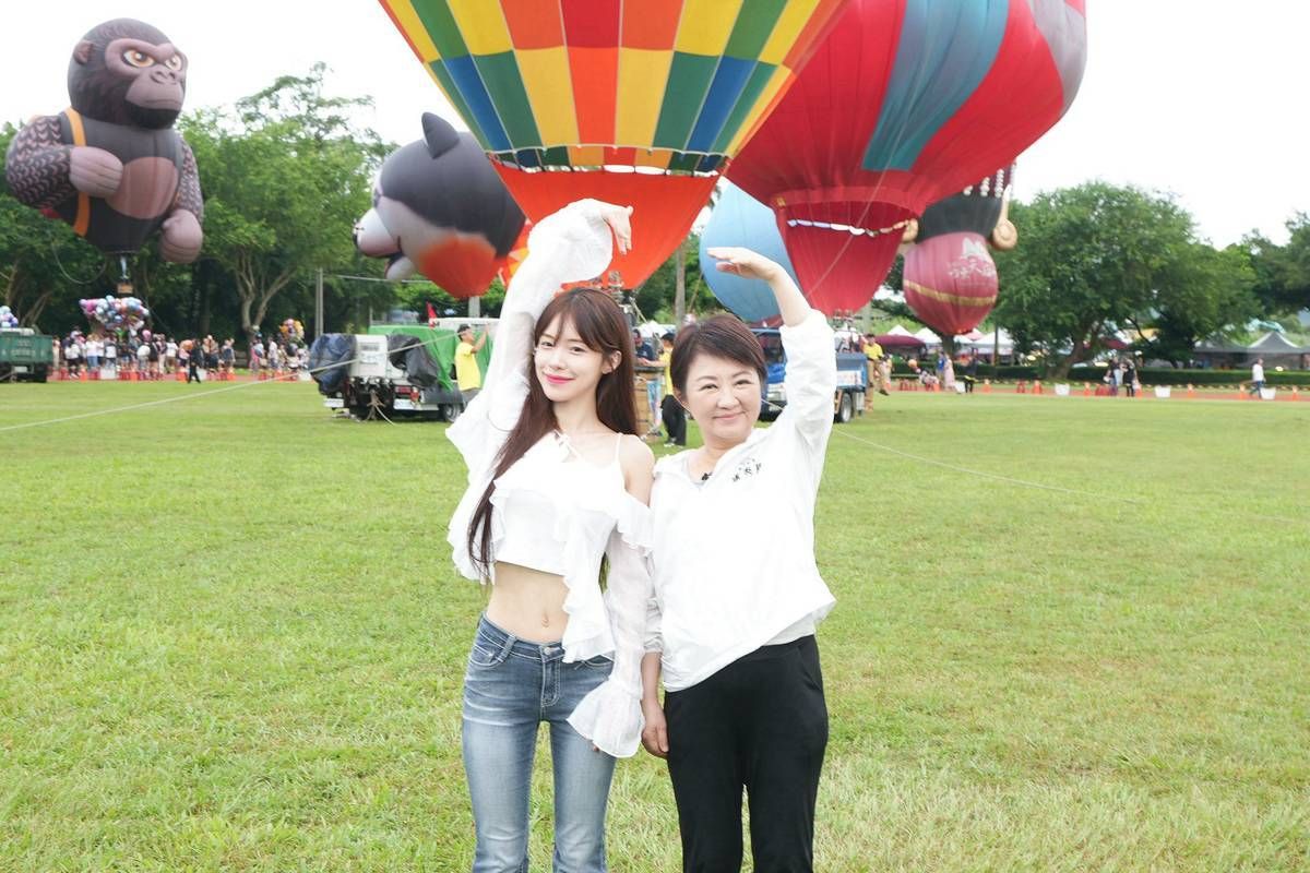 盧秀燕合體李多慧一起升空 笑虧「要跟蔣萬安保持距離」