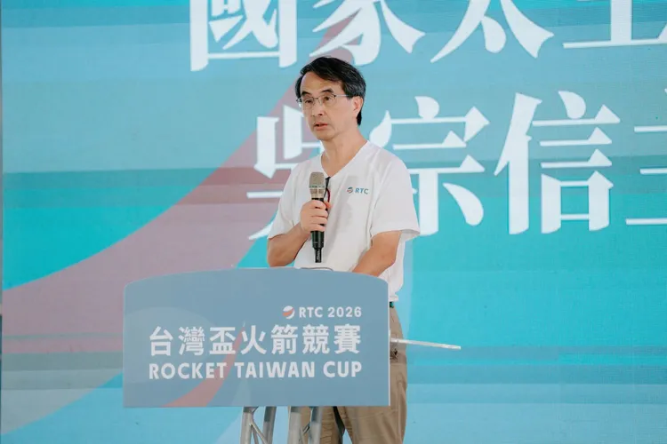 TASA吳宗信主任。國家太空中心提供