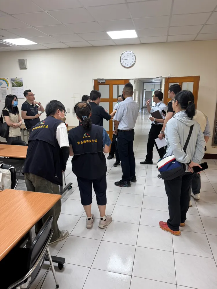 台中地檢署搜索中聯油脂等4家油品廠。中檢提供