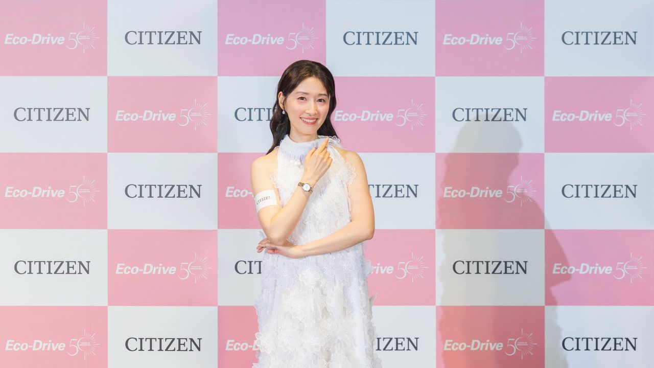 田中千繪愛情長跑10年仍嬌羞 戴CITIZEN輕奢光主題腕錶添浪漫