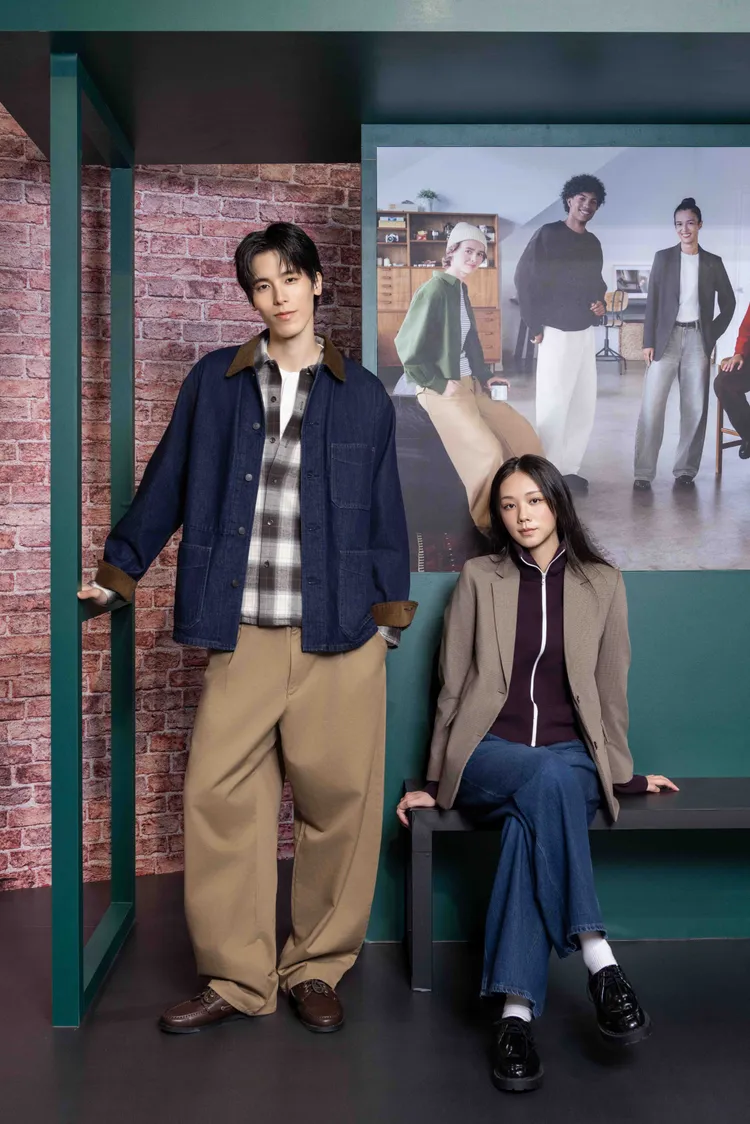 UNIQLO秋冬將復古工裝與寬鬆輪廓碰撞出時髦樣貌。品牌提供