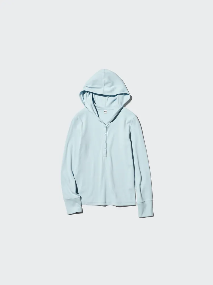 UNIQLO羅紋連帽上衣，590元。品牌提供