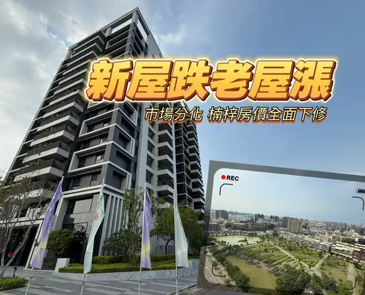 高雄蛋白區房市冰凍　新成屋微跌3-5%老宅逆勢掀比價創價潮