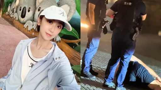 醉漢襲警還要運將下跪！女星目擊驚嚇：女兒緊抓我的手