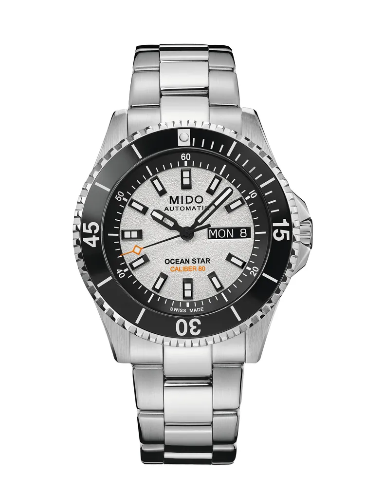 MIDO Ocean Star 200腕錶，2萬8900元。品牌提供