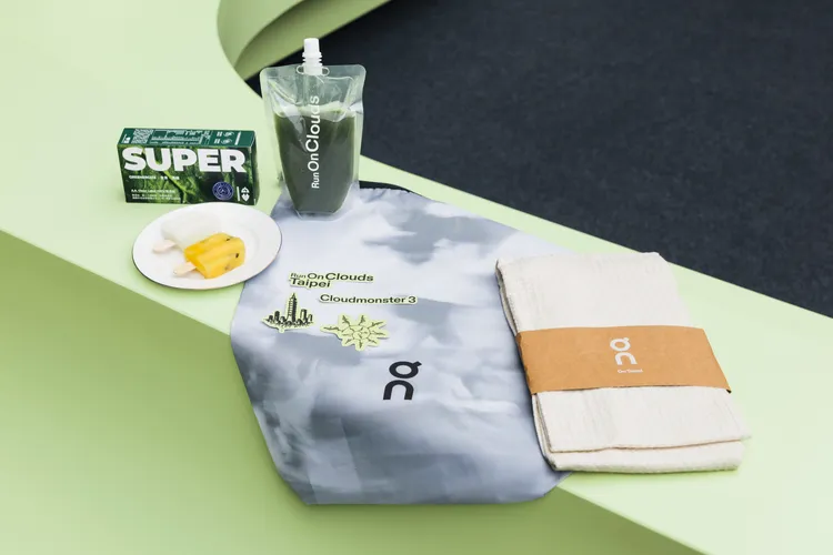 「Run Hub跑者驛站」同時供應各種健康飲品。品牌提供