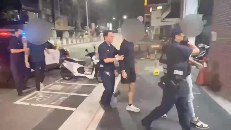 警方逮捕涉案嫌犯。民眾提供