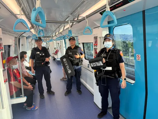前一天才發生持刀驚魂！三鶯線今全時段試營運　新北警「高密度巡邏」升級維安
