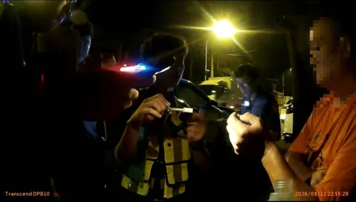 毒駕恍神撞損路旁停放車輛　大園警快篩查獲毒駕
