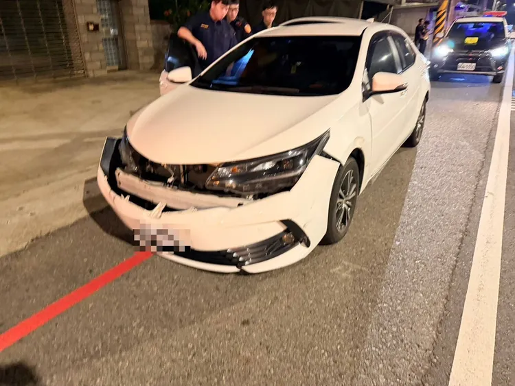 李男毒駕肇事。大園警分局提供