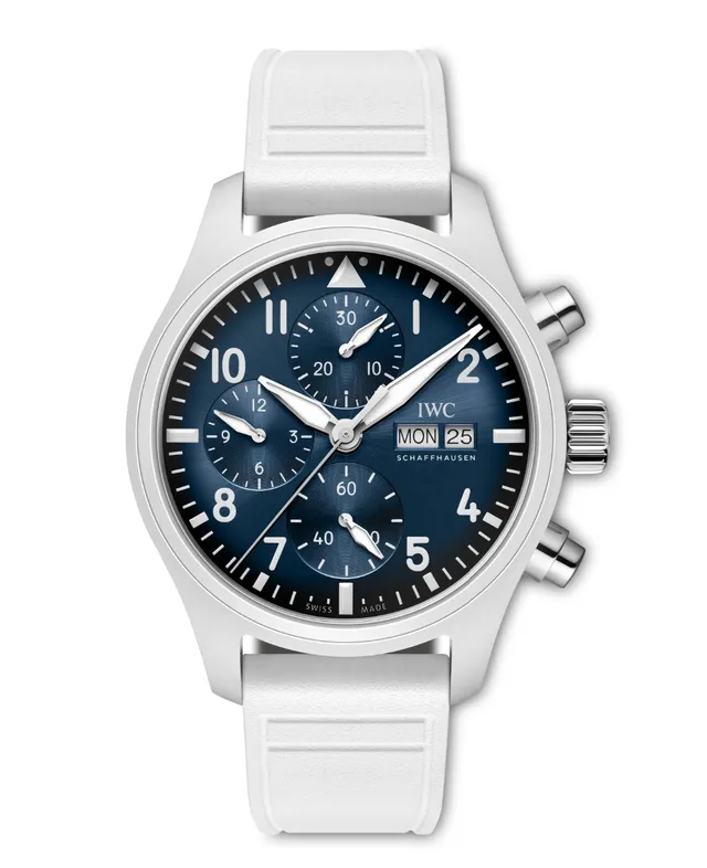 IWC飛行員計時腕錶41「小王子」特別版 (型號IW389410)。品牌提供