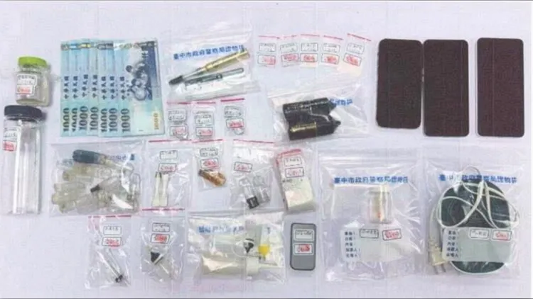 警方起出市價約5萬元的毒品，龔女對於來源拒不吐實，檢方聲押獲准，近日偵結起訴。民眾提供