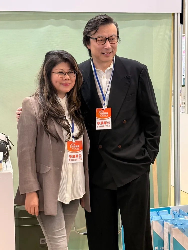 林煒和Cora是事業與人生的好夥伴。王思穎攝
