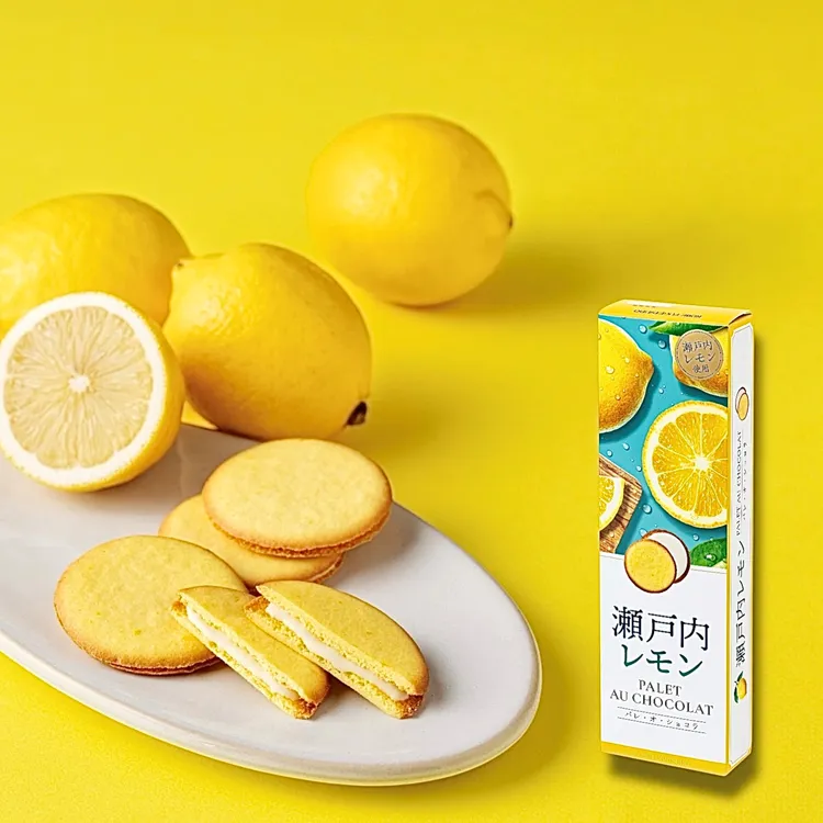 檸檬風味可可雙圓餅乾（10入）。業者提供