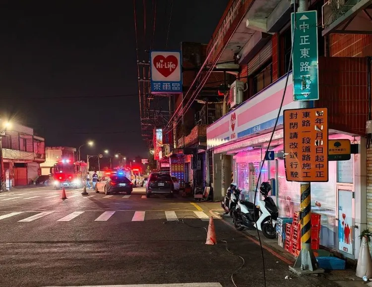 事故現場。大園警分局提供
