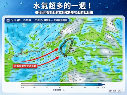 1週雨超多！這幾區雨擴大、強度更猛　5特徵一次看