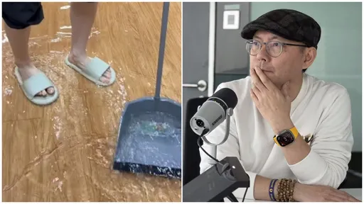 Tim哥慘成淹水戶　貨物及電腦全泡水！他崩潰喊完蛋　