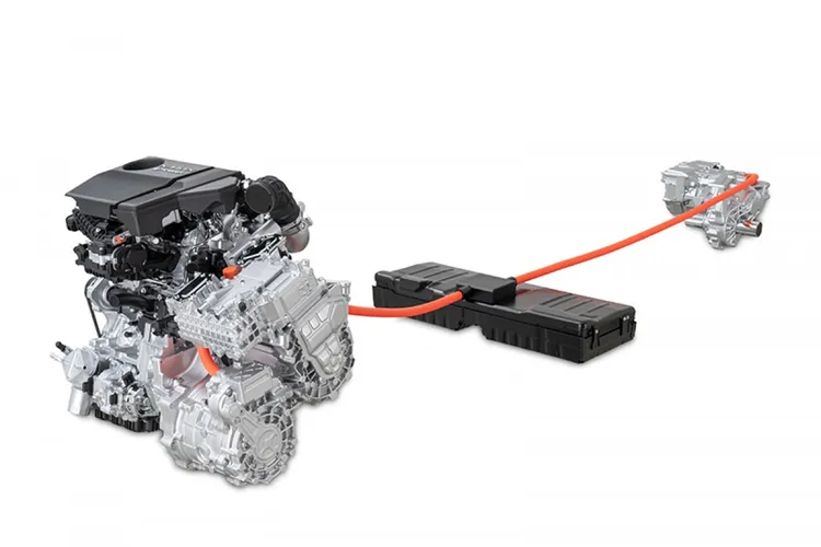 Nissan X-Trail e-POWER採「引擎發電、馬達驅動」架構，搭配前後雙電動馬達與e-4ORCE電子四驅系統，透過即時動力分配與四輪協同控制，兼顧動力反應與行駛穩定性。業者提供