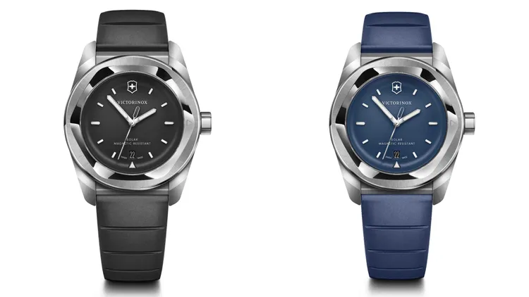 VICTORINOX Concept One太陽能系列腕錶（橡膠錶帶），各3萬2500元。品牌提供