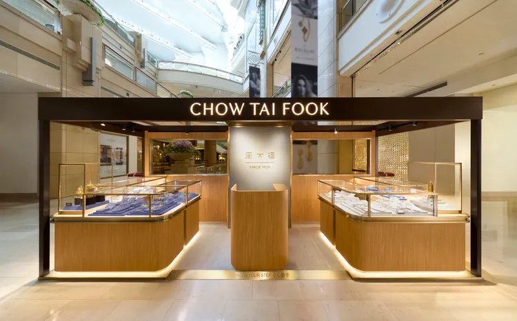 周大福選在台北101打造限時精品店。品牌提供