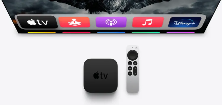 新一代Apple TV 4K傳將於今年秋季登場，預料換上效能更高的處理器，並支援Siri AI，提供更自然的語音搜尋與智慧家庭控制體驗。取自Apple