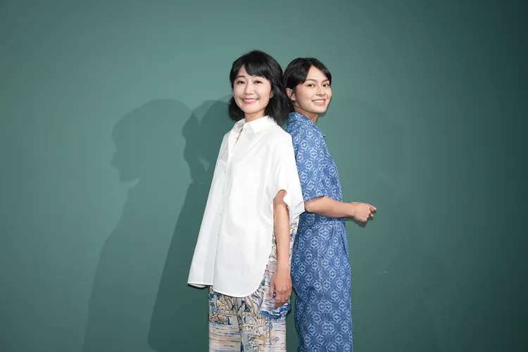 柏妍樺（右）和陳婉婷演母女。彭欣偉攝