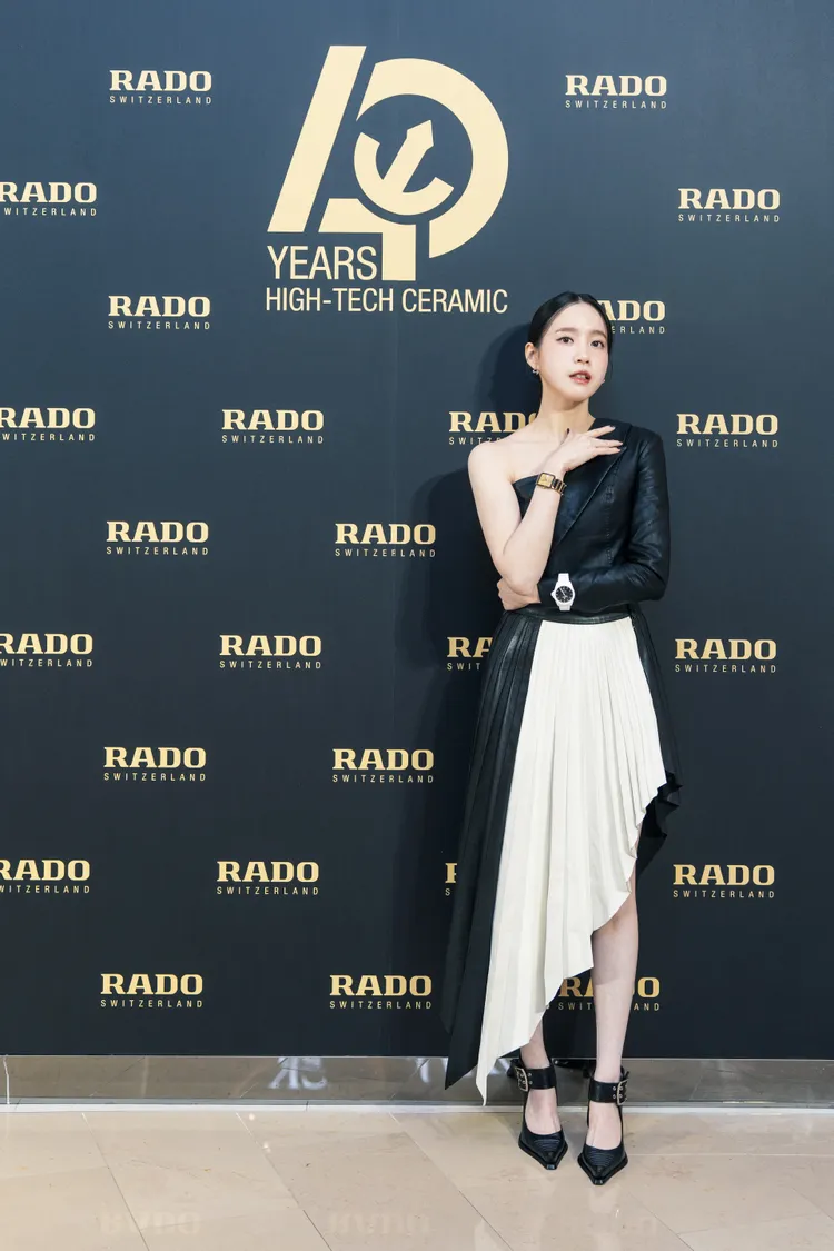 程予希昨日出席Rado慶祝高科技陶瓷40周年活動。品牌提供