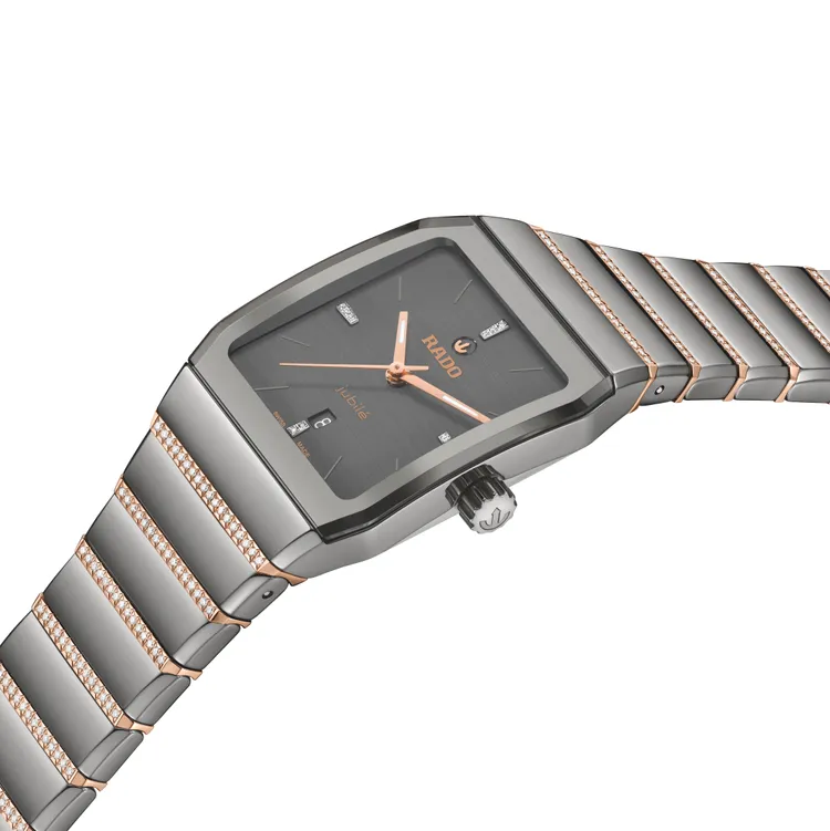 Rado Anatom Jubilé系列高科技陶瓷自動腕錶，31萬8400元。品牌提供