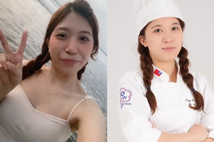 卸下專業烘焙服後，年僅26歲的彭心柔沒有成熟大人樣貌，變得清新脫俗，帶有學生稚氣感。彭心柔提供
