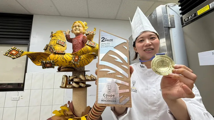 談到奪牌感想，彭心柔內心難掩開心興奮，沒讓心中留下遺憾，但自己為此停工半年沒收入，欠債70多萬，至今回國仍在還債。曾佳俊攝