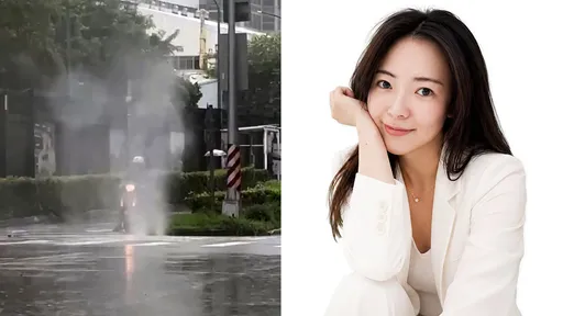 勘災驚見大雨「上下夾擊騎士」　美女議員：淡定的高雄人
