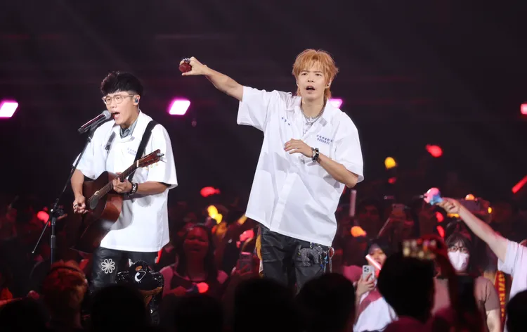 阿璞自曝首次登上春天吶喊表演，台下只有小橘父母。莊宗達攝