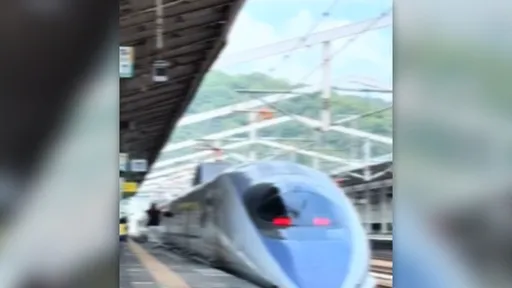 影｜顧拍照錯過車！母子狂追新幹線「猛打車門」　結局超意外