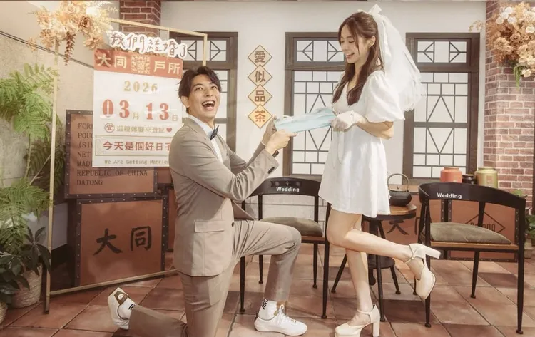 陳天仁與一樹今年3月宣布結婚。翻攝陳天仁IG