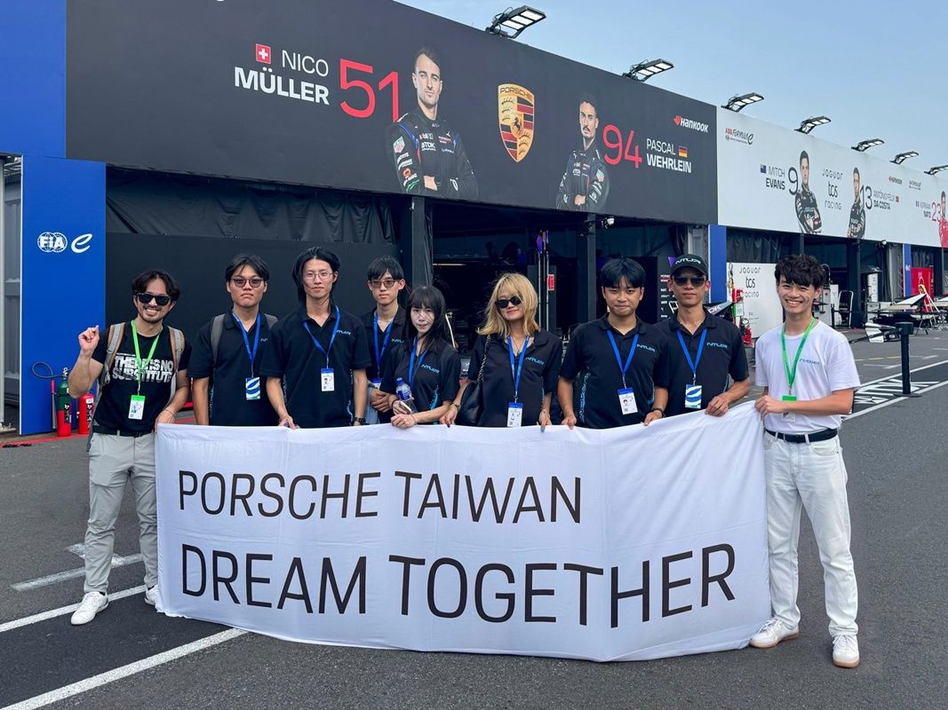台灣保時捷Dream Together首度出國 帶臺大賽車隊直擊Formula E東京站