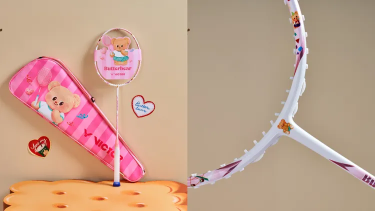 VICTOR x Butterbear聯名系列神速AURASPEED Butterbear，7500元。品牌提供