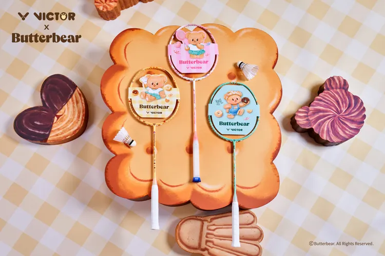 VICTOR與Butterbear推出全新聯名系列。品牌提供