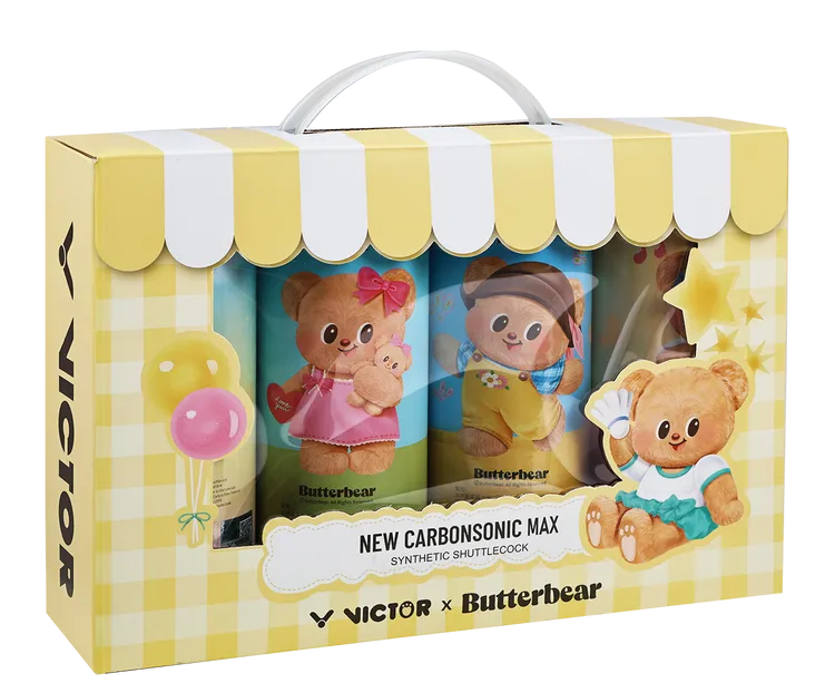 VICTOR x Butterbear聯名系列人造球禮盒，1000元。品牌提供