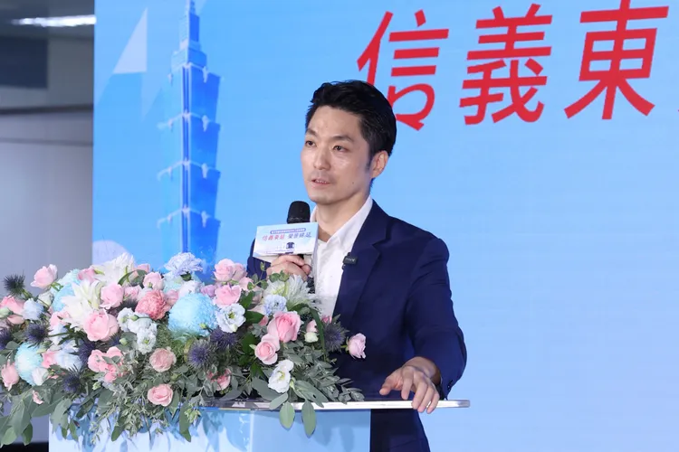 蔣萬安出席信義線東延段廣慈／奉天宮站完工通車典禮。莊宗達攝