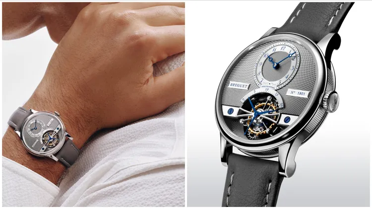 BREGUET Classique Tourbillon 7357 腕，35mm，950鉑金錶殼，187B型手動上鍊機芯，動力儲存60小時，537萬2000元。品牌提供