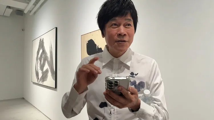 媒體追問洪榮宏婚變一事，他低調簡短回應，並未多談。張瑞振攝
