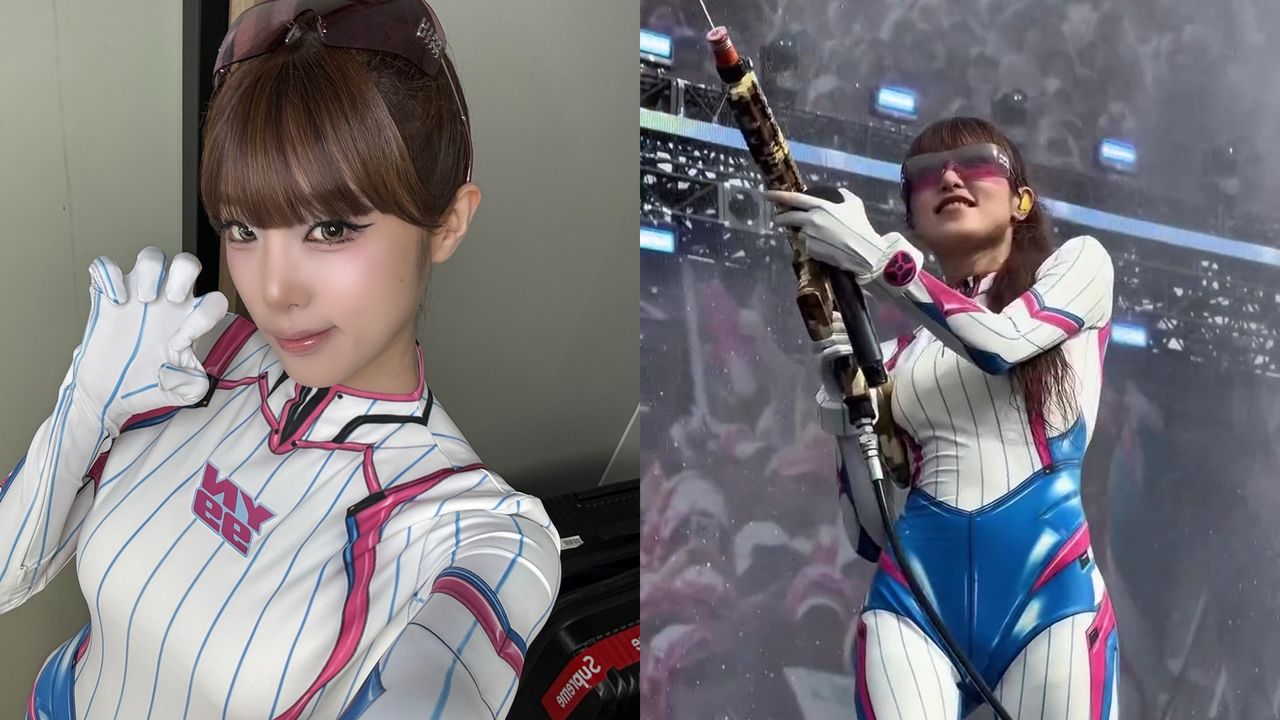 誰說一定要露!韓星水炸彈包緊緊 「連身戰士裝」被誇新女神