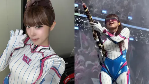 誰說一定要露！韓星水炸彈包緊緊　「連身戰士裝」被誇新女神