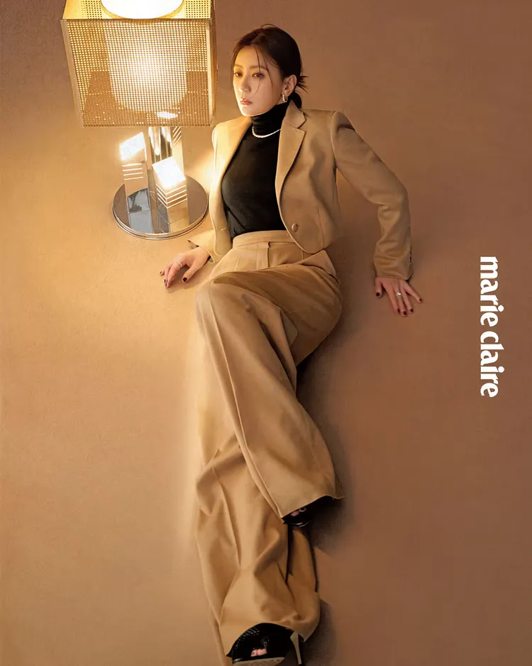 賈靜雯維持運動習慣。《Marie Claire Taiwan 美麗佳人》提供